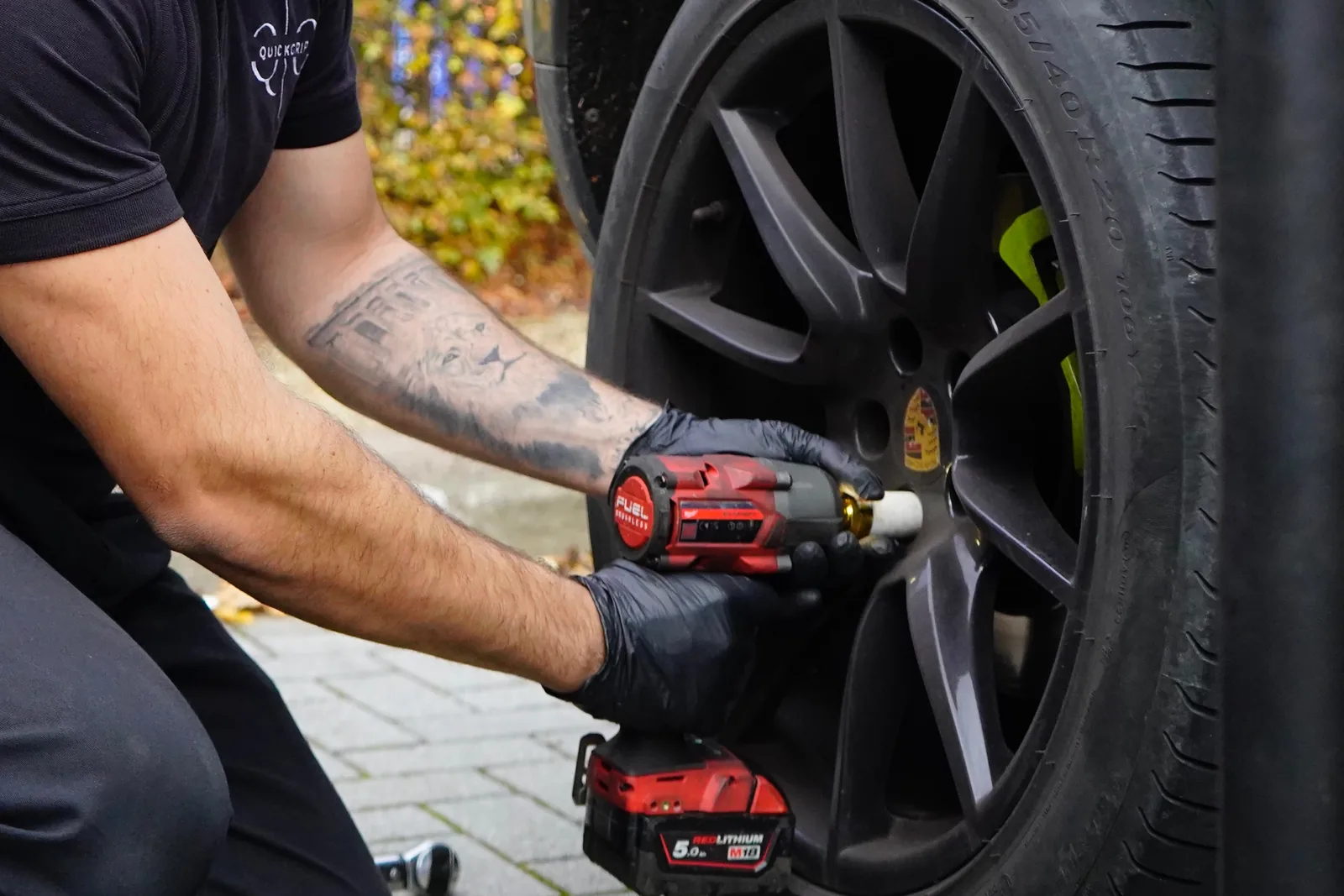 QuickGrip mobile tyre fitting van